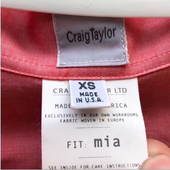 Craig Taylor Mia button down top size extra small - Picture 3 of 6